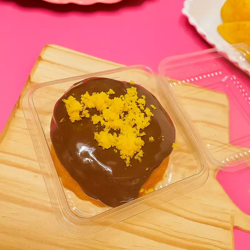 Mini caseirinho cenoura c/ chocolate