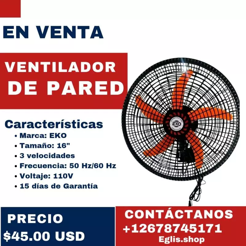 Ventilador de pared