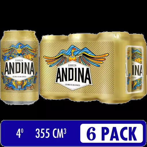 SIX PACK CERVEZA ANDINA