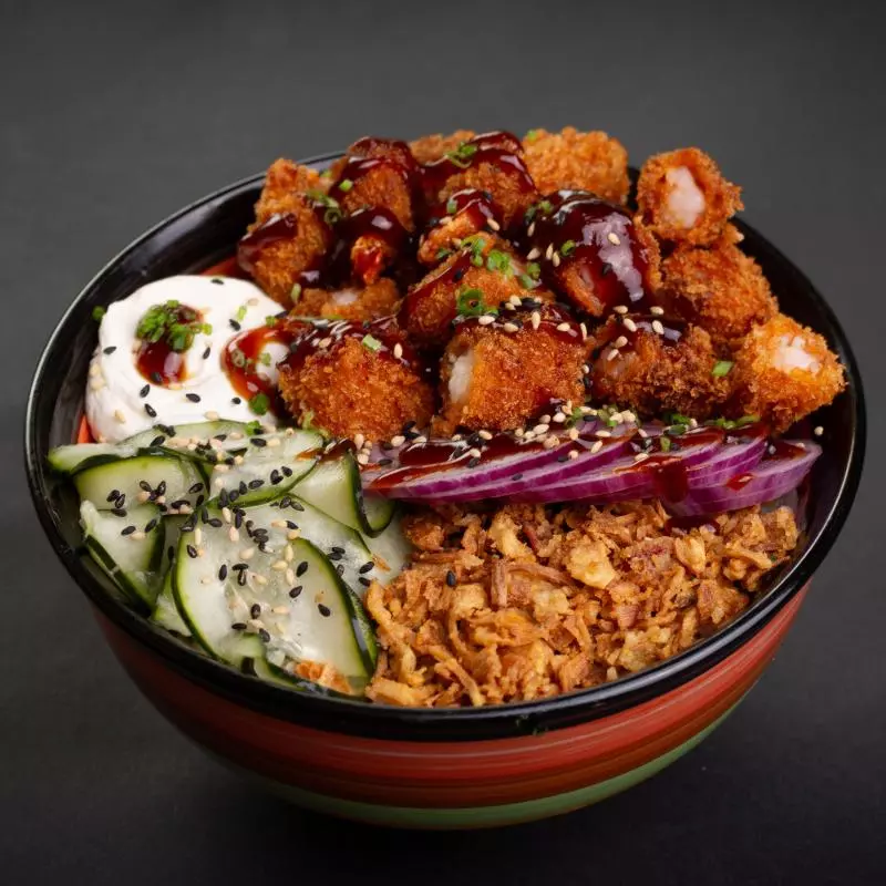 Poke Camarão Crispy