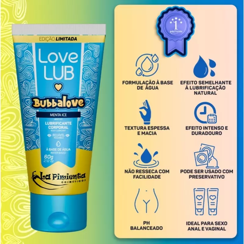 LOVE LUB BUBBALOVE - ICE