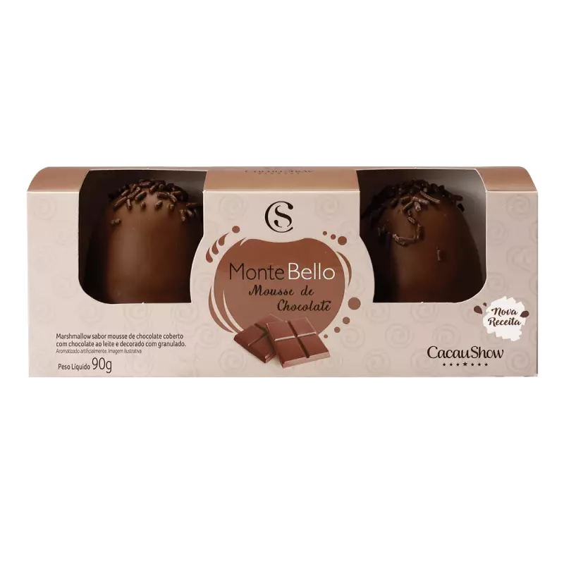 Montebello mousse de chocolate 90g