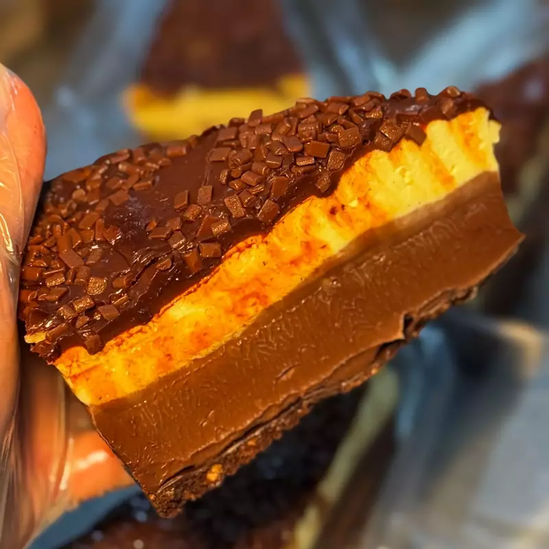 Fatia Torta Maracujá com Chocolate