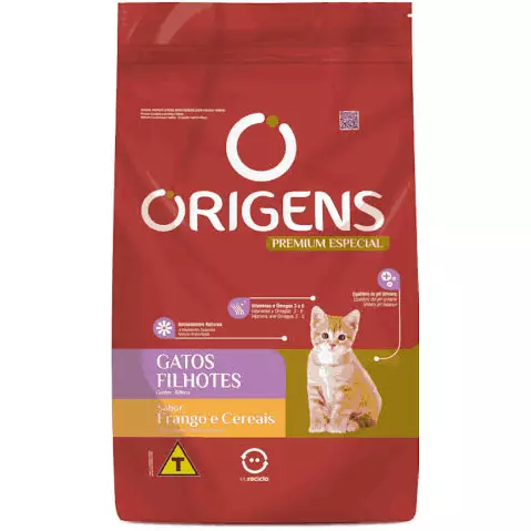 Origens Gatos Filhotes Frango