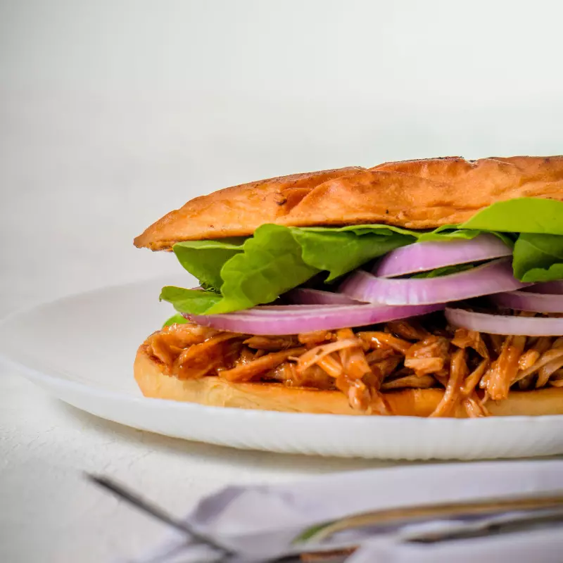 Sandwich pulled pork