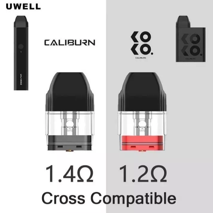 Caliburn e Koko 1.2 e 1.4 ohms
