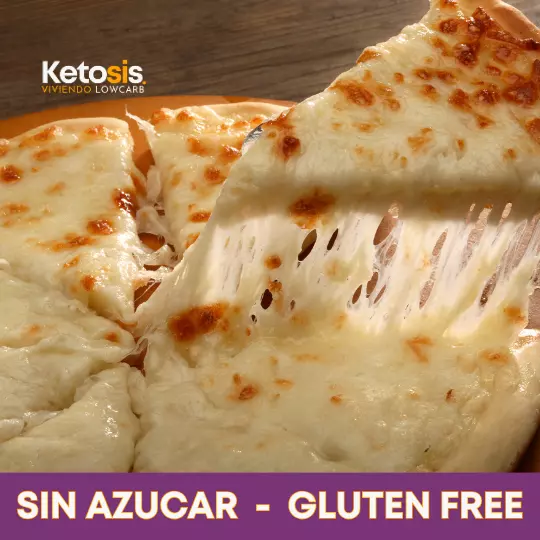 Pizza Keto Cuatro Quesos