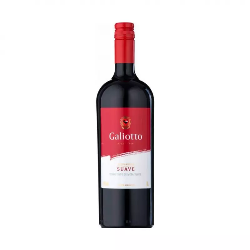 Vinho Galiotto Tinto Suave 1L
