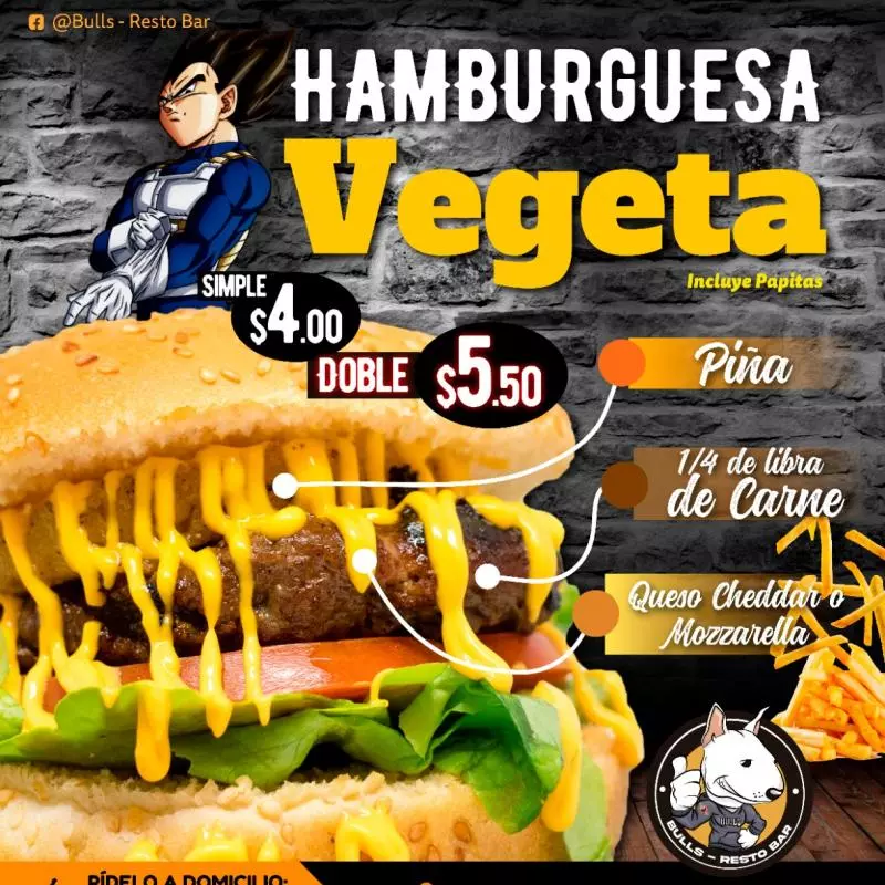 HAMBURGUESA VEGETA