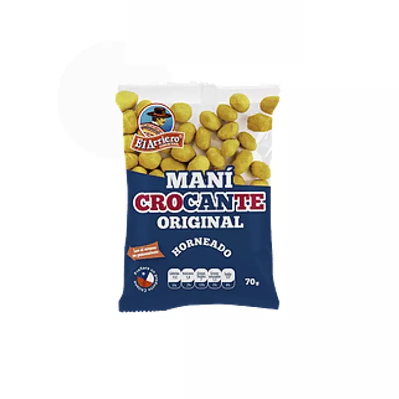 Mani Crocante Natural El Arriero 70