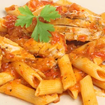 Macarrones con Pollo