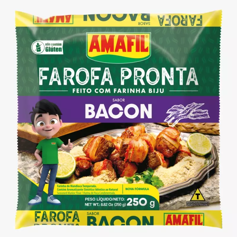 Farofa Bacon Amafil 250g