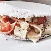 Tapioca de Palmito, Queijo eTomate