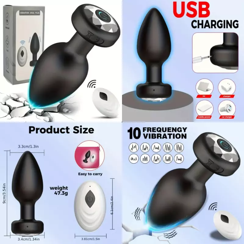 PLUG ANAL C/ VIBRACIÓN