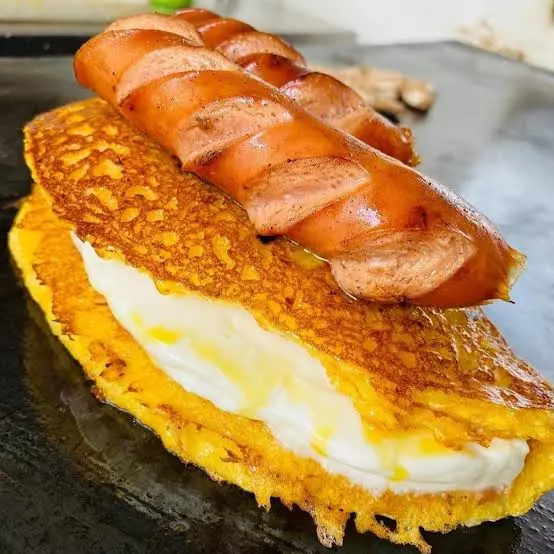 Cachapa 1/2 Q/Mano y Chorizo