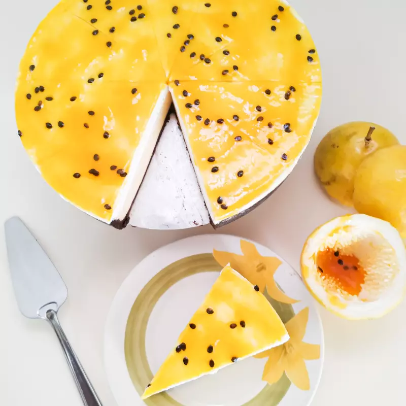 Torta Mousse de Maracujá