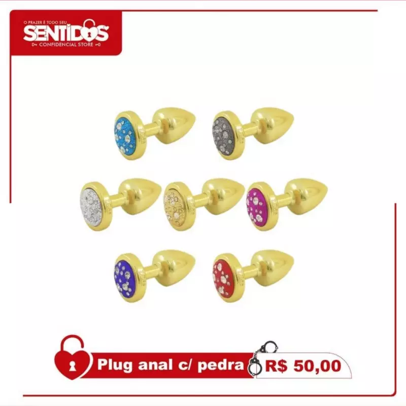 Plug Anal com Pedra