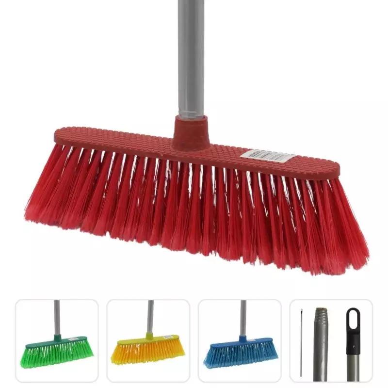 Escoba Venecia con Palo de Madera