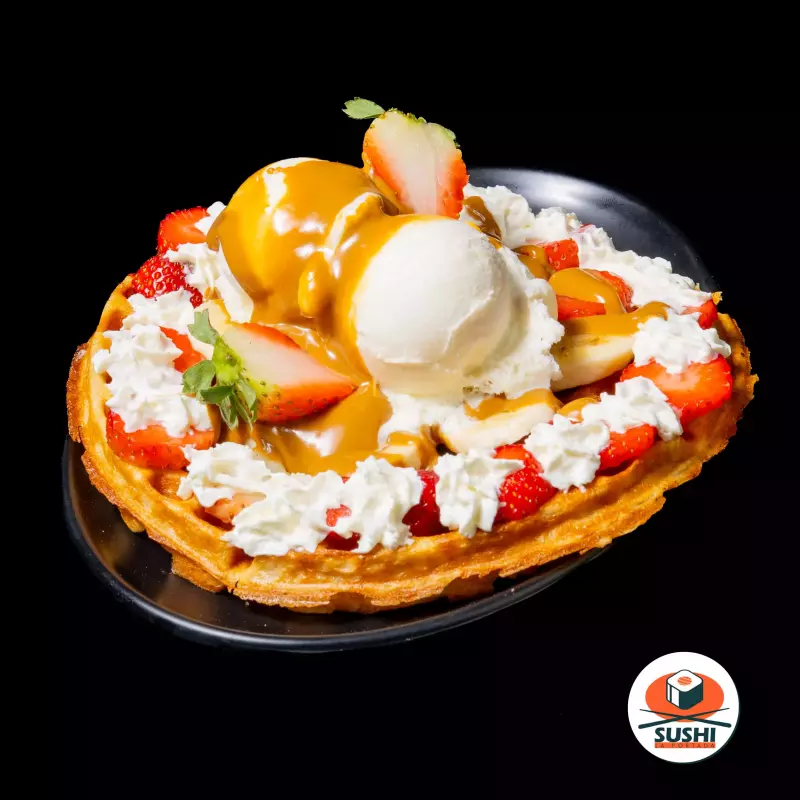 Waffle Con Helado (solo retiro)
