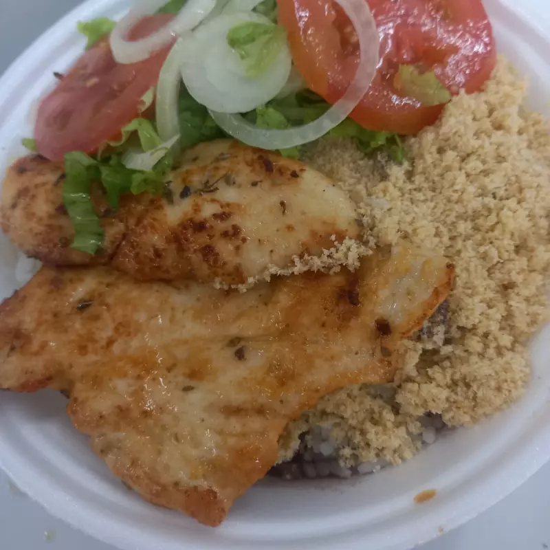 Frango grelhado refeição