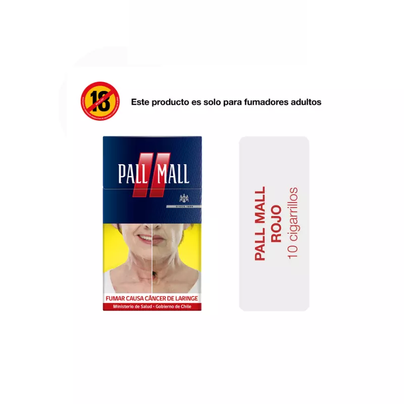 Pall Mall Rojo 10 un