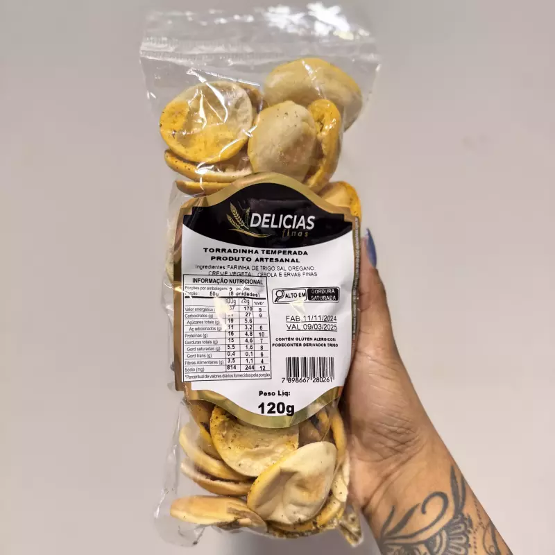 Torrada Temperada - 120g