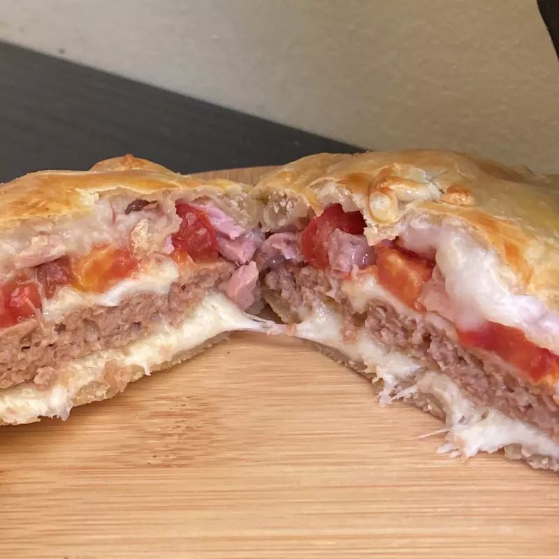 Torta Burguer Requeijão