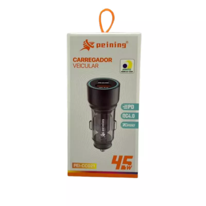 CARREGADOR VEICULAR TURBO PEI-CC021