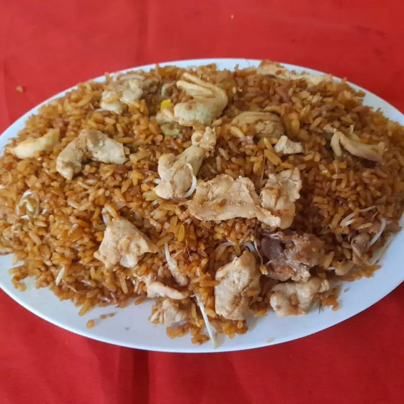 Arroz con Carne de Res Picado