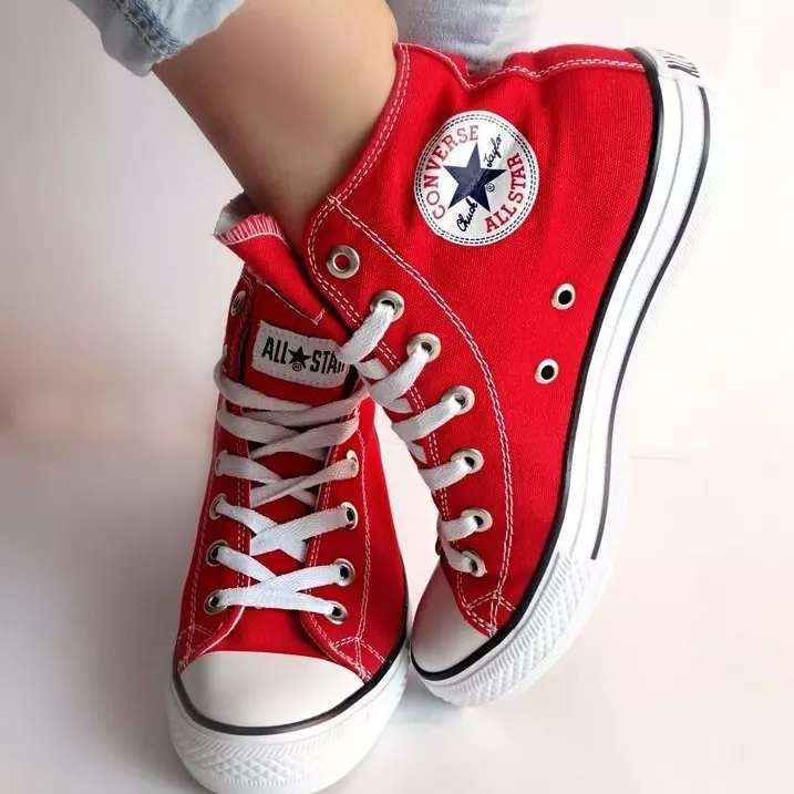 CONVERSE BOTA ROJA
