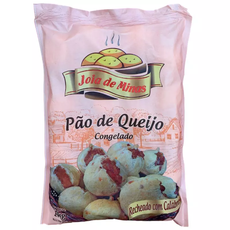 PÃO DE QUEIJO COM CALABRESA 1KG