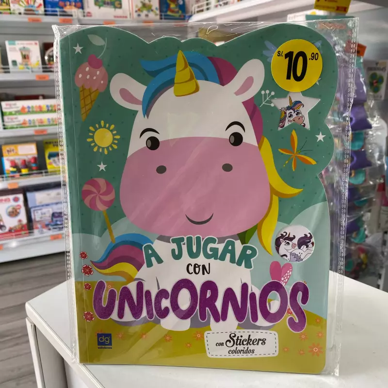 A JUGAR CON UNICORNIOS - CON STICKER