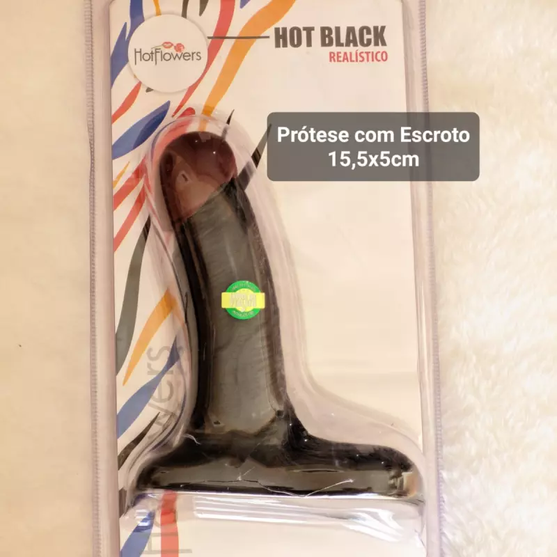 Prótese Maciça c/ Escroto 15,5x5cm