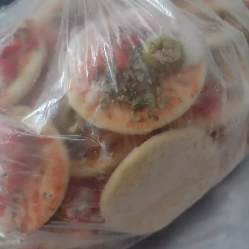 Salgadinhos congelados