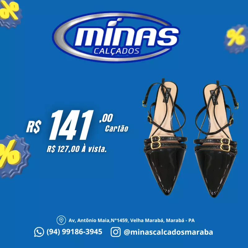 Scarpin Preta RF:440834