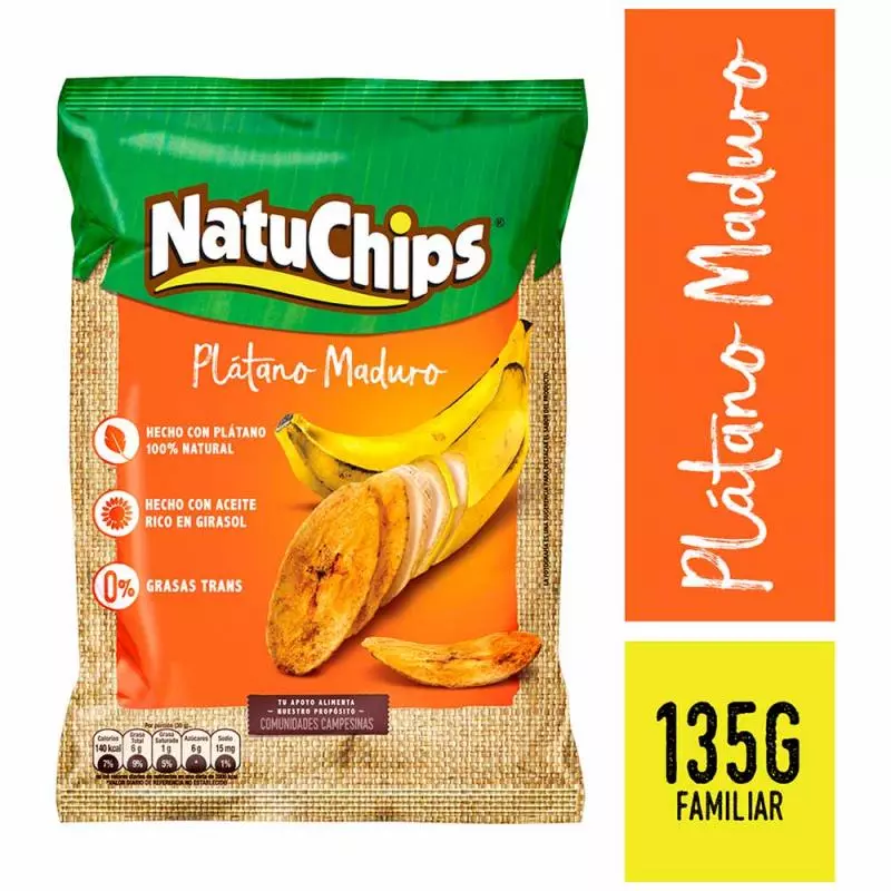 NatuchipS platano maduro 135g