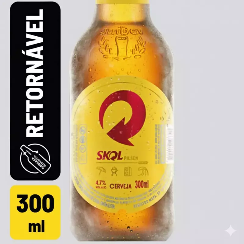 Cerveja Skol Pilsen Retornável 300ml