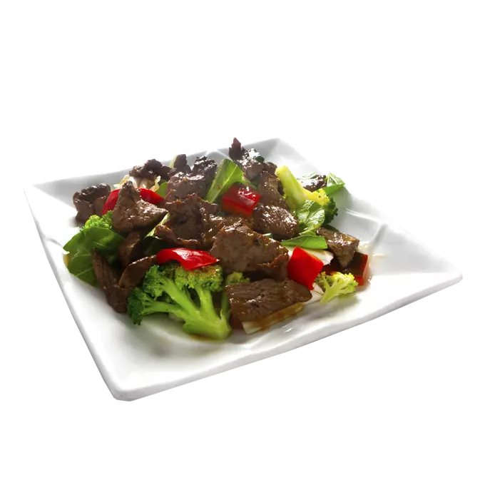 M19-Carne con verduras + Chaufa