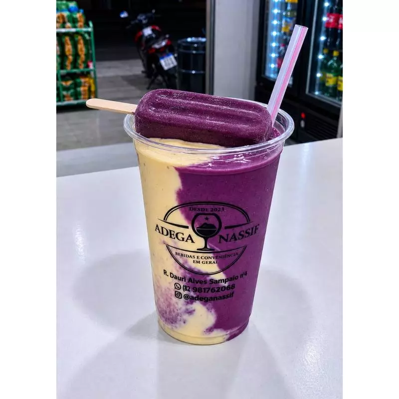 BATIDA AÇAÍ+MARACU ALCOOL+PICOLÉ