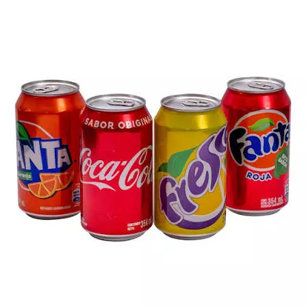 •Sodas varias latas