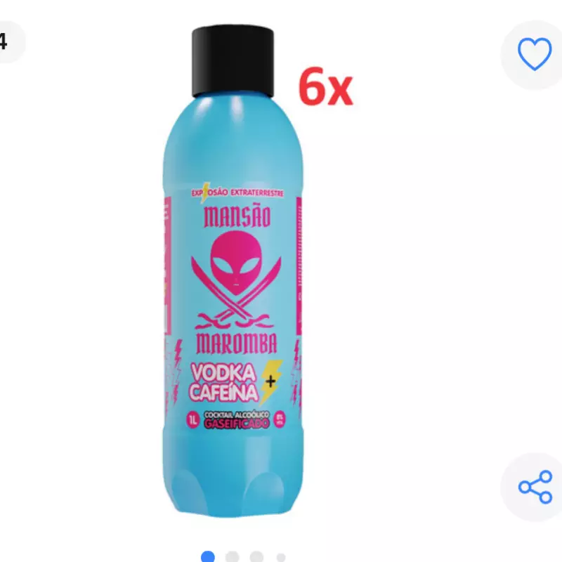 VODKA COM ENERGETICO MAROMBA 1L