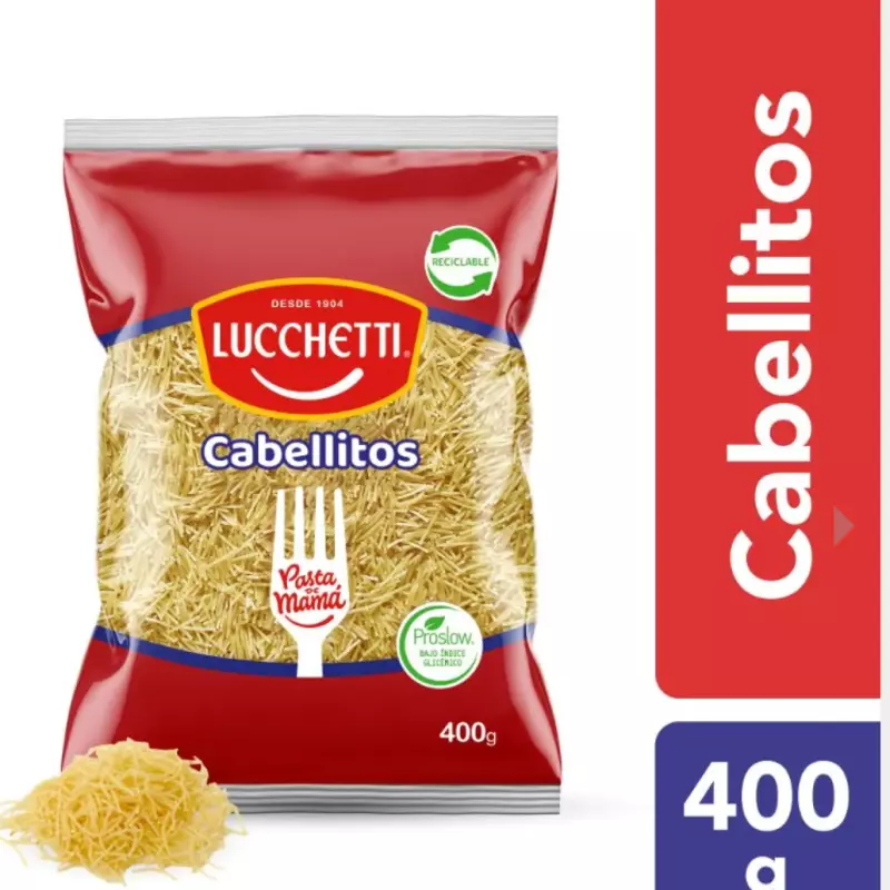 Pasta Lucchetti caballitos 400grs