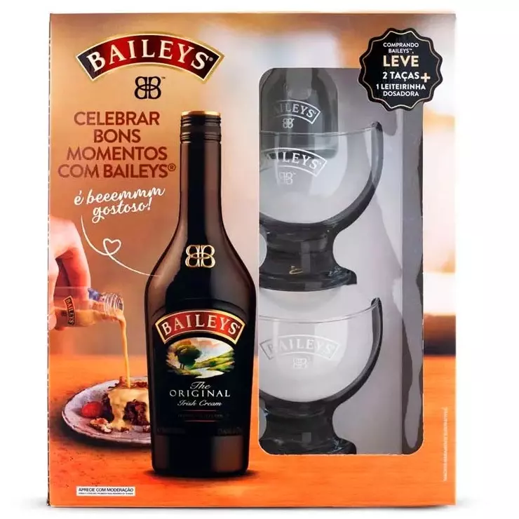 Kit Licor Baileys Original 750ml
