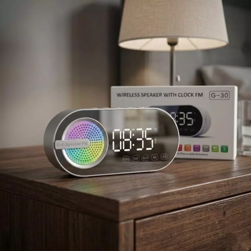 RELOJ DESPERTADOR DIGITAL BLUETOOTH