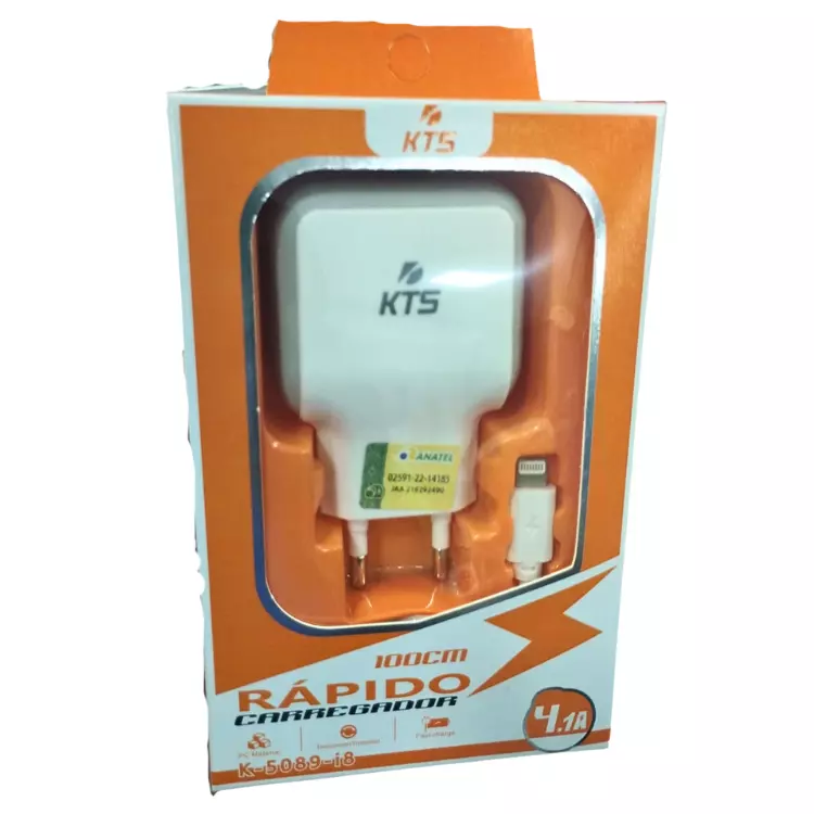 CARREGADOR TURBO IOS KTS K-5089 4.1A
