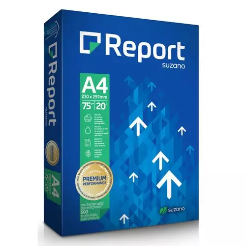 Papel A4 report branco 75G suzano