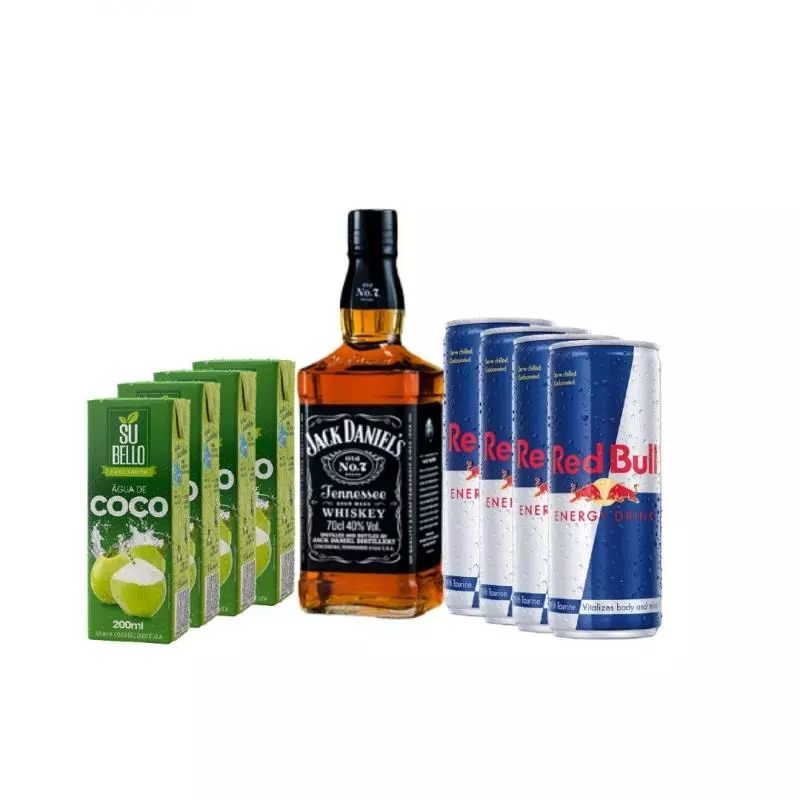 Jack Daniels Tenesse 1L + Red Bull