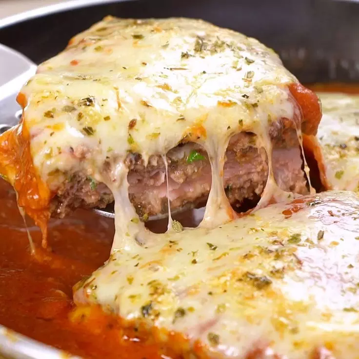 A PARMEGIANA DE CARNE 200 GR