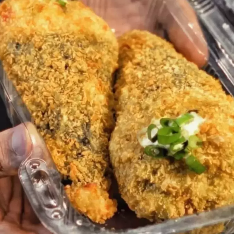 2 temakis fritos completo