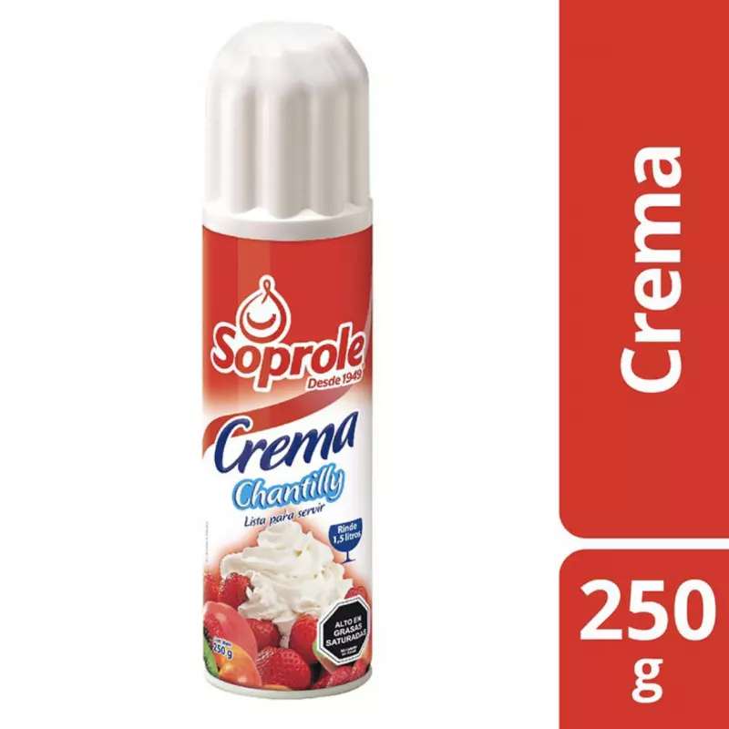 Crema Soprole Chantilly